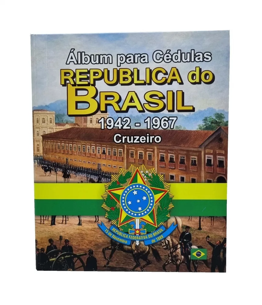 Álbum para Cédulas República do Brasil 1942-1967 - Cruzeiro Imagem