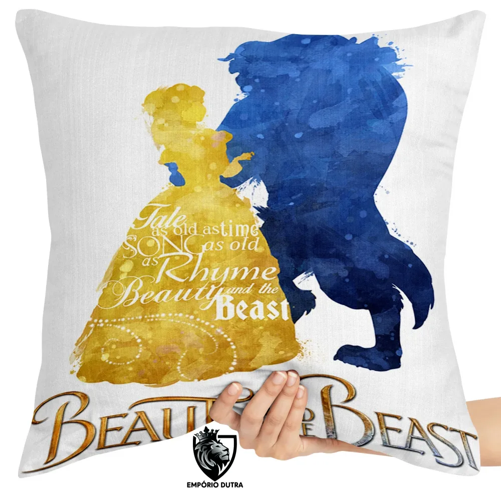  Almofada Bela e a Fera