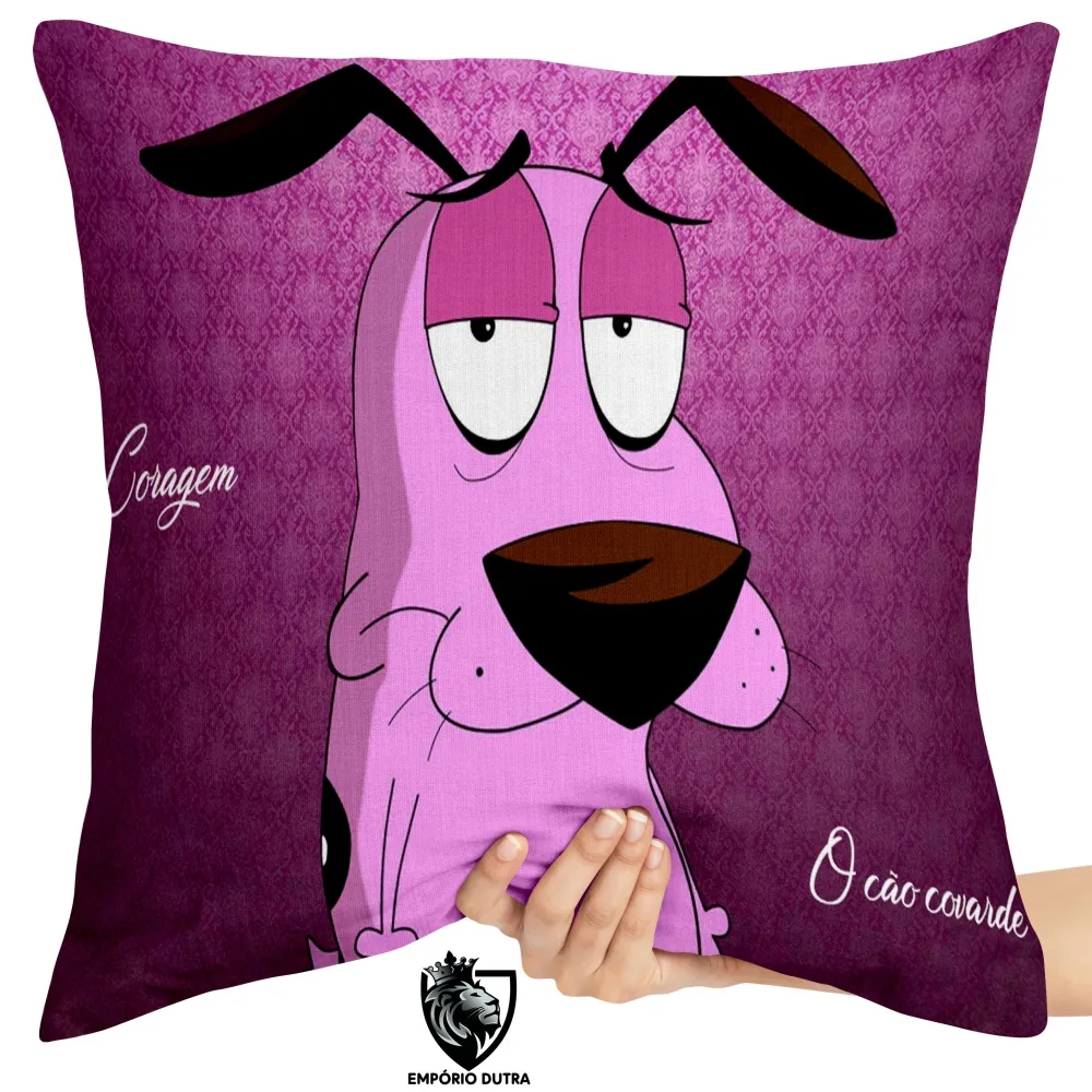 Almofada Coragem cão covarde Imagem