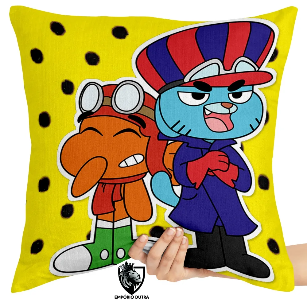 Almofada Gumball dick e mutley Imagem