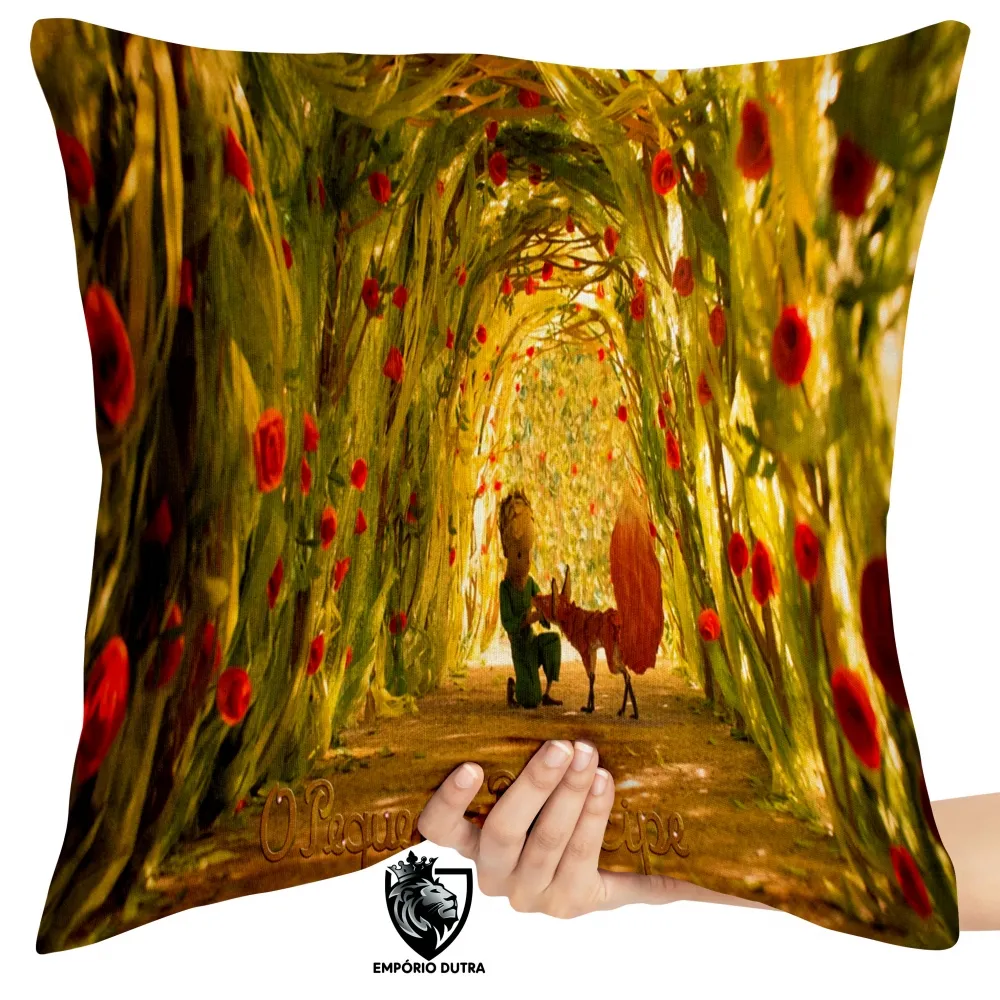 Almofada O pequeno príncipe rosas Imagem