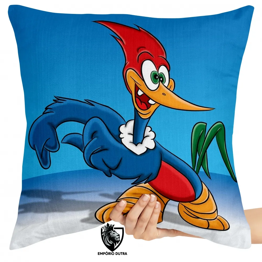 Almofada Pica Pau desenho antigo Imagem