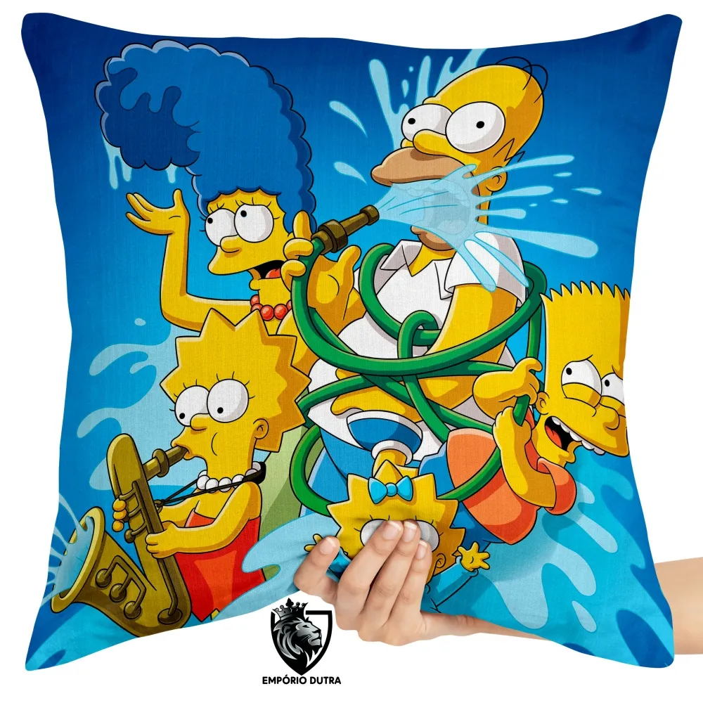 Almofada simpsons familia homer lisa bart Imagem