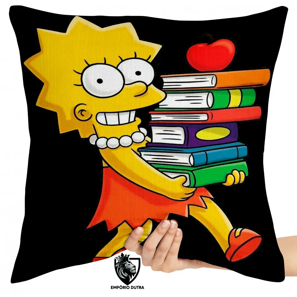 Almofada Simpsons Lisa Livros
