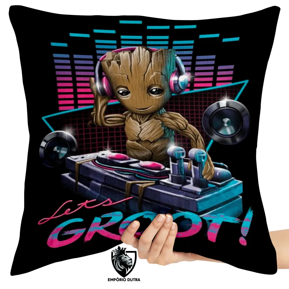Almofada groot musica DJ