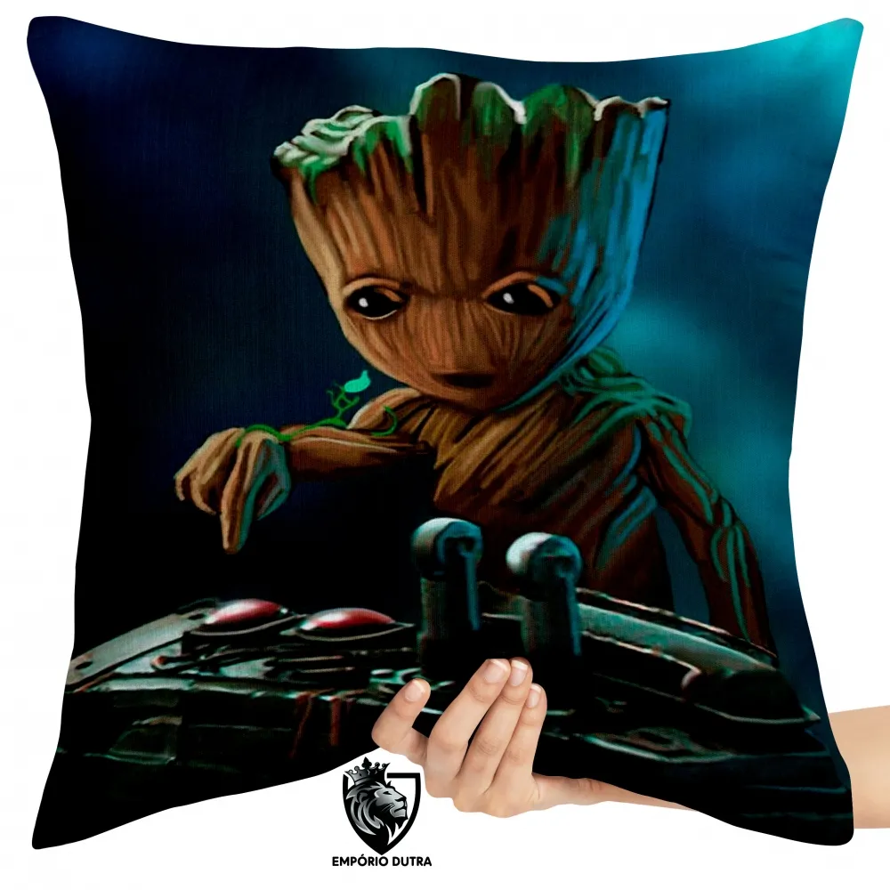 Almofada Guardiões Da Galáxia Groot Imagem