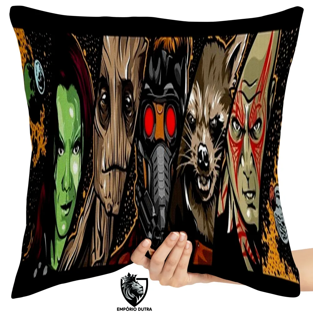 Almofada Guardiões da Galáxia heróis