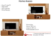Home Arezzo tv 75 larg 2,20 - Foto 2