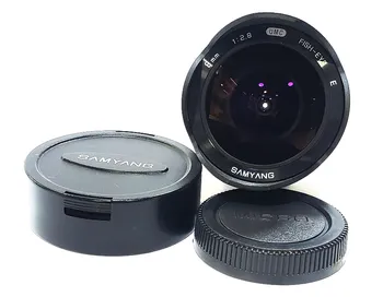 Lente Samyang 8mm f/2,8 Fish Eye Micro 4/3 - VENDIDA - Foto 2