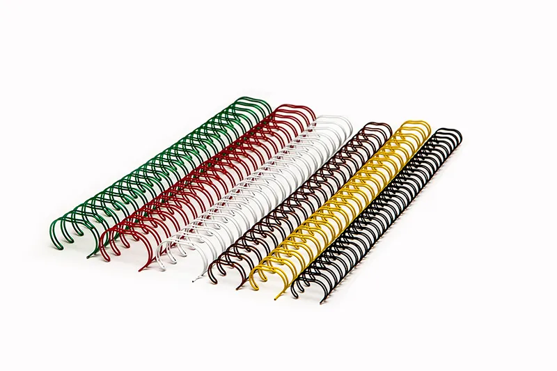 Wireo Garra Duplo Anel 1 1/4 Para 270fls A4 2x1 Branco 25un Imagem