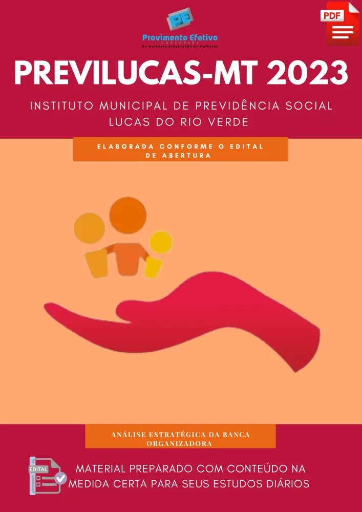 Apostila PREVILUCAS 2023 MT 