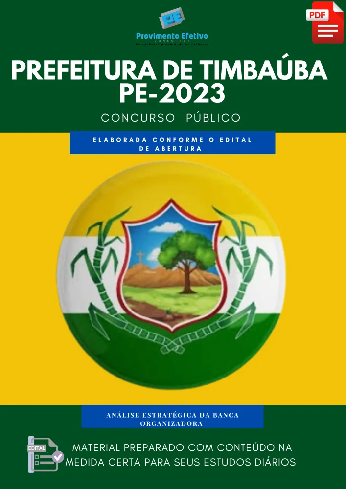 Apostila Timbaúba 2023 Nível Superior 