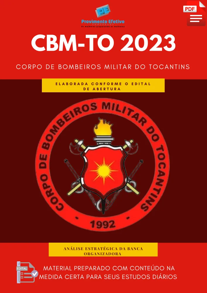 Apostila CBM TO Ano 2023 