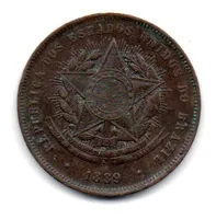 1889 - 20 Réis - Moeda Brasil