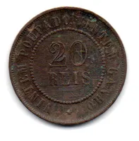 1889 - 20 Réis - Moeda Brasil - Foto 2