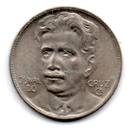 1938 - 400 Réis - Oswaldo Cruz - Moeda Brasil - Mbc/Sob - C/ Manchas - Foto 2