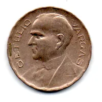 1942 - 400 Réis - Níquel Rosa - Moeda Brasil - Soberba C/ Mancha - Foto 2