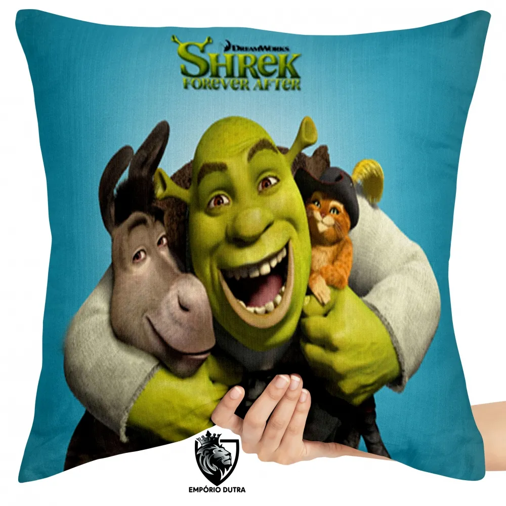 Almofada Shrek melhor pra fora ogro Imagem