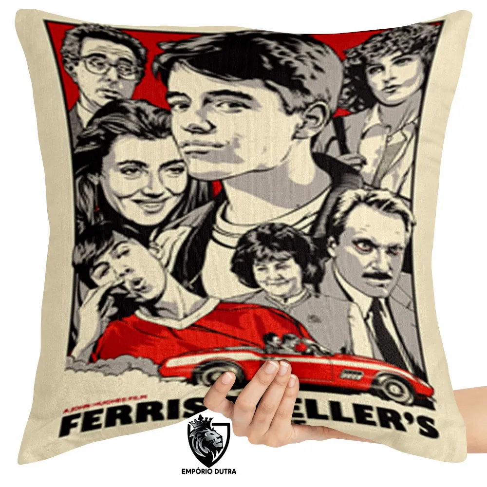 Almofada Save Ferris curtindo vida adoidado