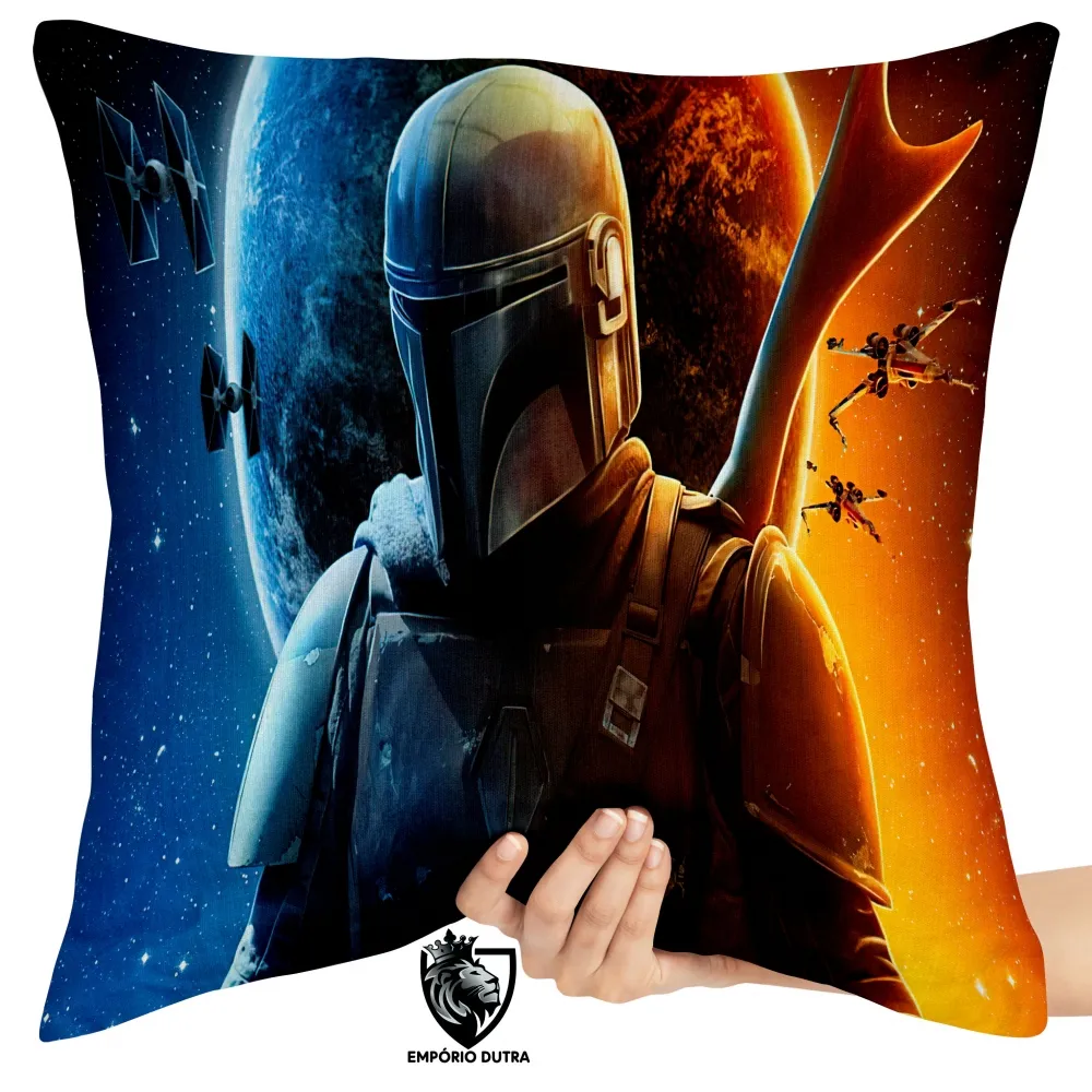 Almofada Mandalorian star wars Imagem