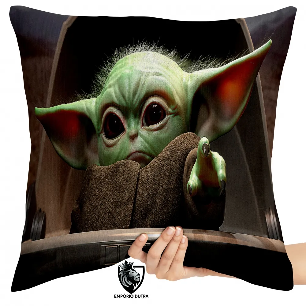 Almofada Mandalorian baby grogu star wars