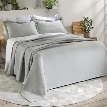 KIT COLCHA CASAL -CINZA AM-5004