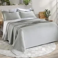 KIT COLCHA CASAL -CINZA AM-5004