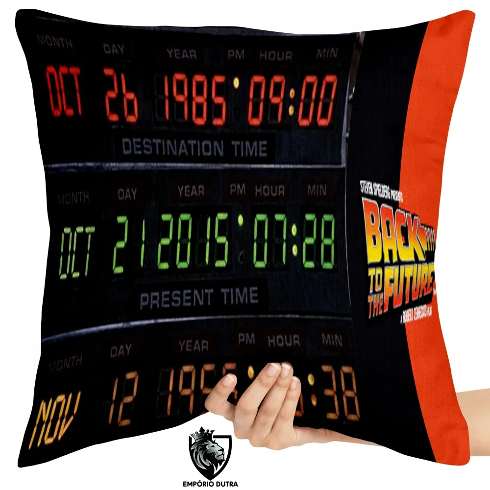 Almofada De volta para o futuro painel do tempo Imagem
