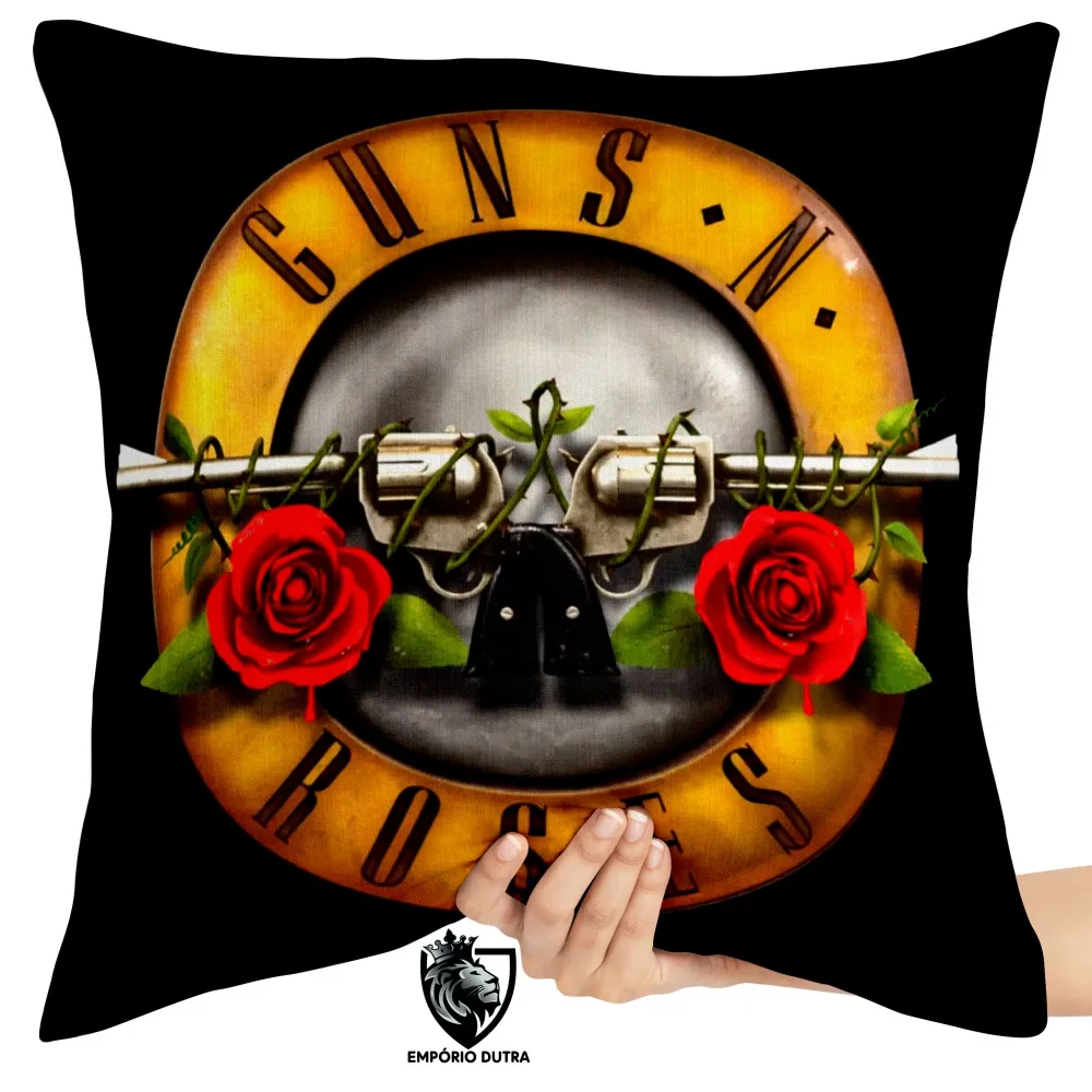 Almofada Guns In Roses