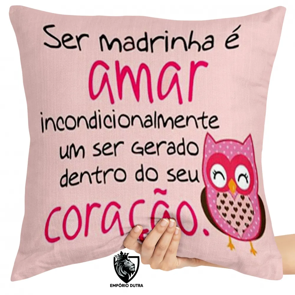 Almofada Ser madrinha é amar