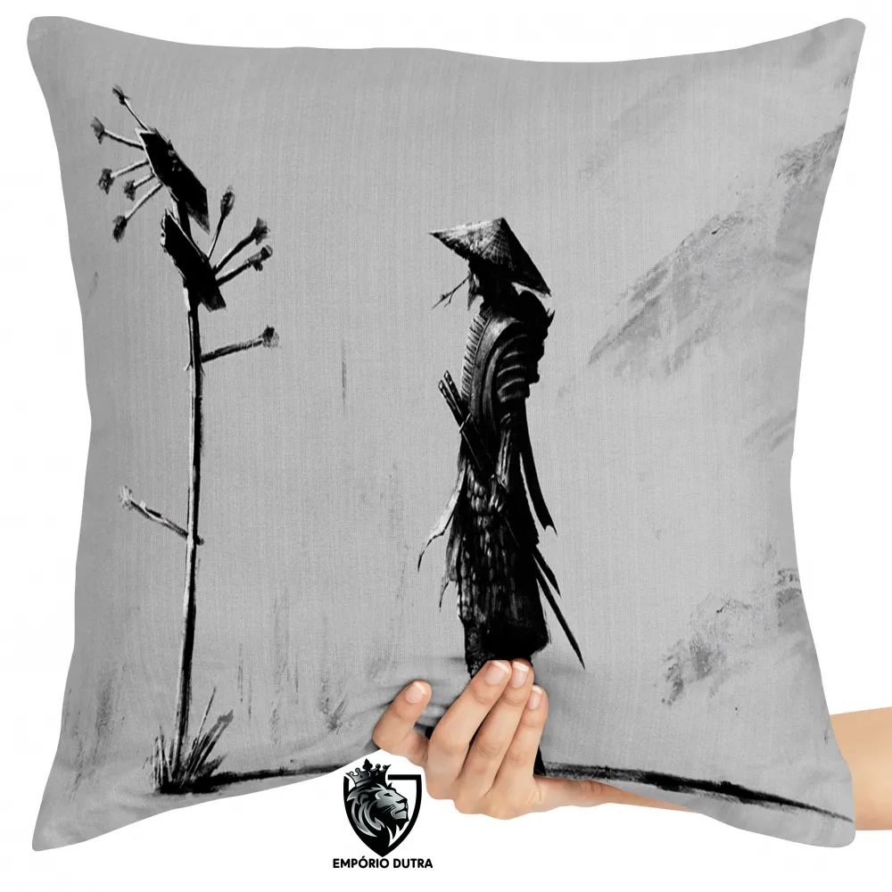 Almofada Samurai placa flechas Imagem