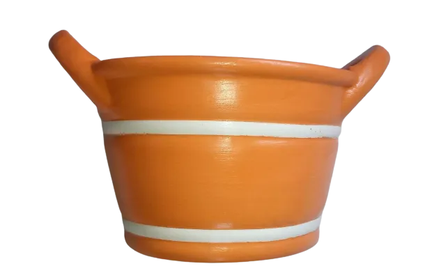 Cachepô de Balde Cerâmica