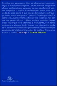 O NAUFRAGO (PRODUTO NOVO)