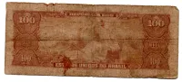 C030 - 100 Cruzeiros - 1° Estampa - Série 294 - Dom Pedro II - Data:1955 - UTG - Foto 2