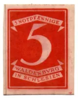 Alemanha Notgeld - 5 Pfennig - Cédula Estrangeira
