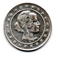 1930 - 2000 Réis - Mocinha - Prata .500 - Aprox 8 g - 26 mm - Moeda Brasil - Foto 2