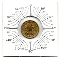 1956 - 50 Centavos - ERRO: Reverso Inclinado - Moeda Brasil - Foto 2