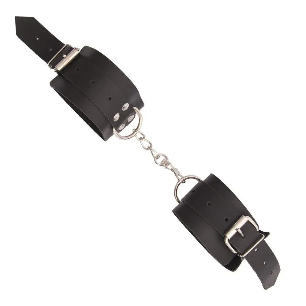 ALGEMA BRACELETE EM BEDIN LAMINADO PRETA - DOMINATRIXXX.                                                                                     LIBYSEXSHOP