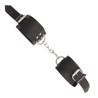 ALGEMA BRACELETE EM BEDIN LAMINADO PRETA - DOMINATRIXXX.                                                                                     LIBYSEXSHOP