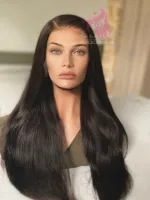 80com Humana 400 gramas  GABI  tamanho M UltraHD Super Luxo MegaNaturals LACE   Front Reparticao livre big® humana - Foto 4