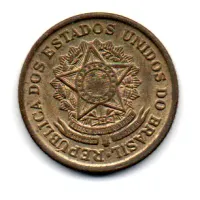 1956 - 2 Cruzeiros - Módulo Menor / Brasão - Moeda Brasil - Foto 2