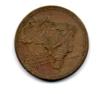 1942 - 1 Cruzeiro - Moeda Brasil - Foto 2