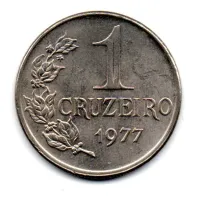 1977 - 1 Cruzeiro - Moeda Brasil