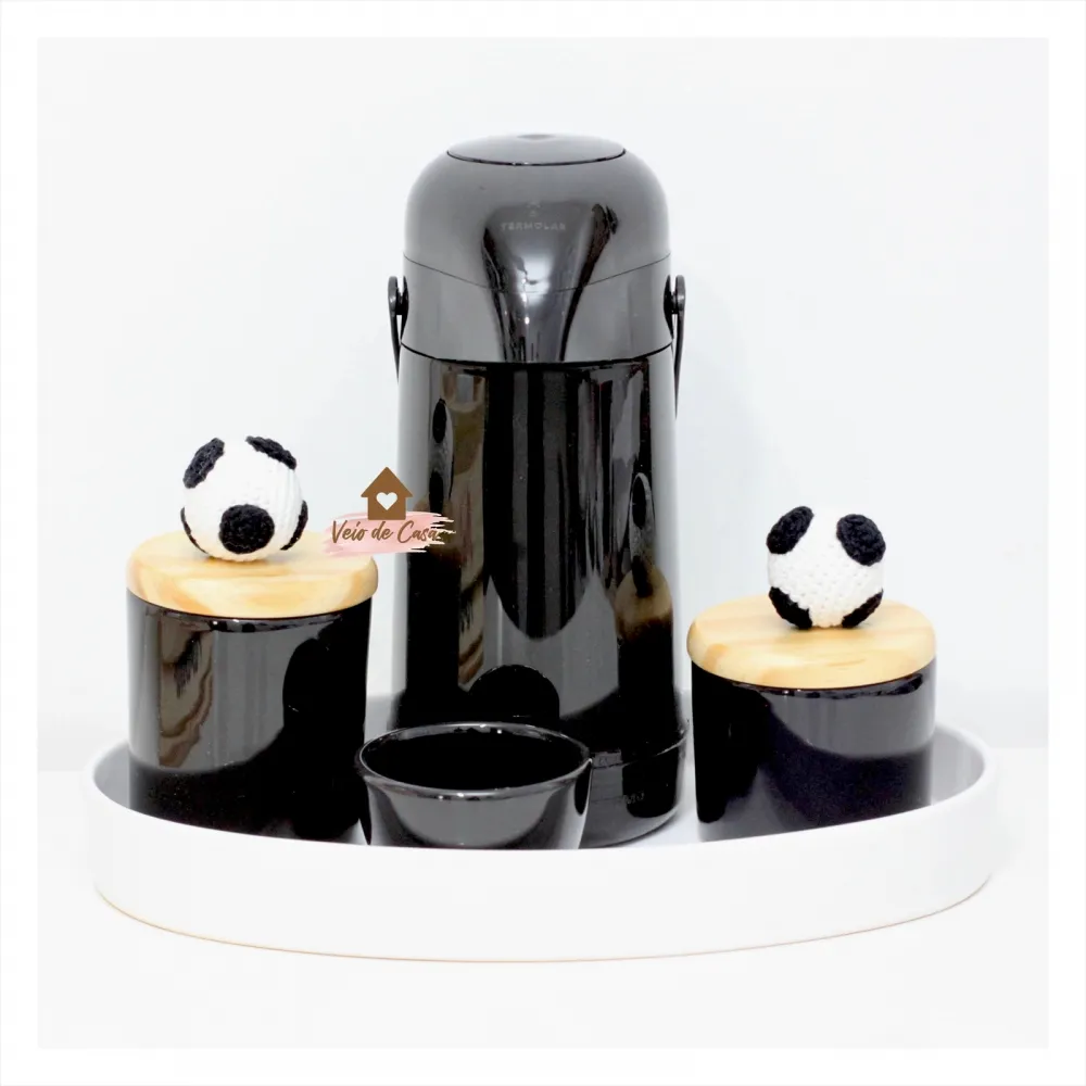 Kit Higiene - Futebol - 5 peças - Bandeja Oval Imagem