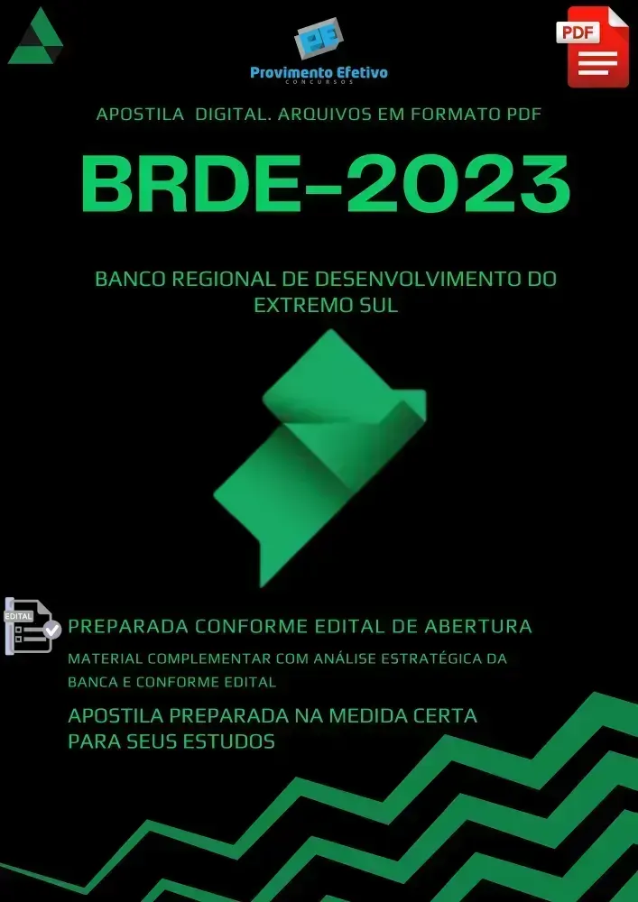 Apostila BRDE Analista de Projetos Economista 2023 Imagem