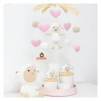 Kit Ovelha - Móbile + Kit Higiene + Bichinho Decorativo 