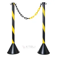 PEDESTAL SINALIZACAO ZEBRADO 