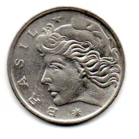 1967 - 50 Centavos - Moeda Brasil - C/ Danos - Foto 2