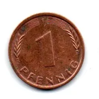 Alemanha - 1982F - 1 Pfennig - Foto 2