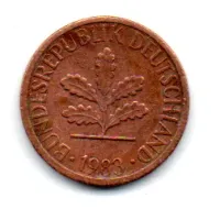Alemanha - 1983J - 1 Pfennig